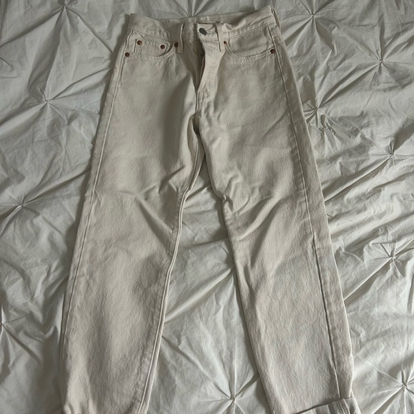 LEVI Wedgie White Jeans - Copy - Picture 3 of 7